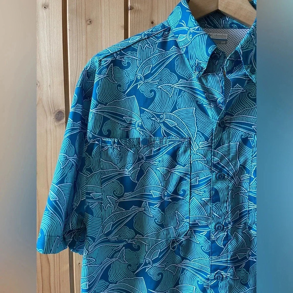 Columbia Super Tamiam S/S Shirt- Size S - Picture 7 of 11